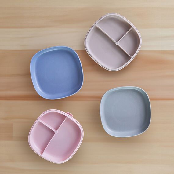b.box 2 in 1 Suction Plate with Removable Divider, Color: Sage, 6 image