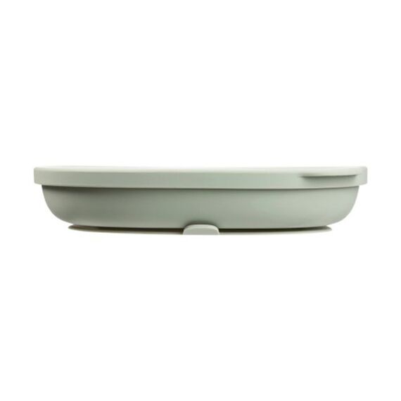b.box Silicone Suction Plate with Lid , Color: Sage, 3 image