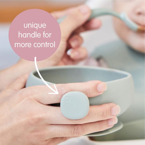 b.box Silicone Bowl with Lid, Color: Ocean, 5 image