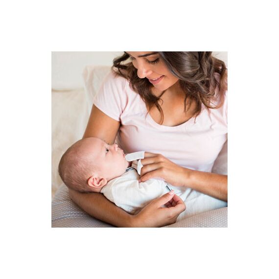 Babyjem Oral Care Glove for Babies 0 Months+, Color: Blue, 4 image