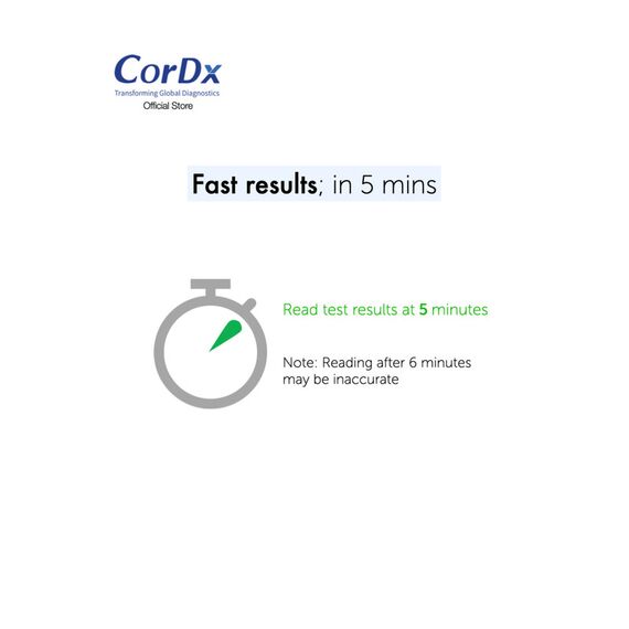 CorDx Midstream Pregnancy Test FDA Approved - 1 Test, 3 image