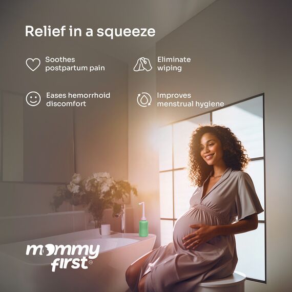 Mommy First Peri Bottle, Color: Green, 3 image