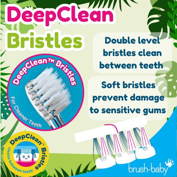 Brush-Baby WildOnes Replacement Brush Heads Pack of 4 for 0–10 Years, 3 image