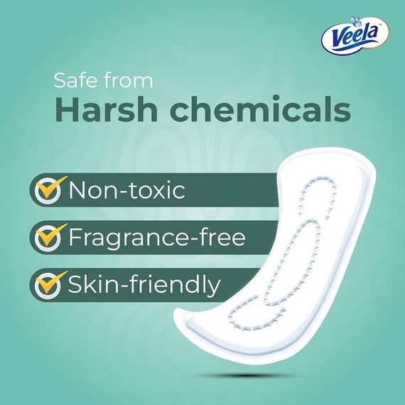 Veela Cushion Soft Pantiliners Ultra-Soft Breathable Leak-Proof Daily Feminine Hygiene Protection Regular 30 Count, 5 image