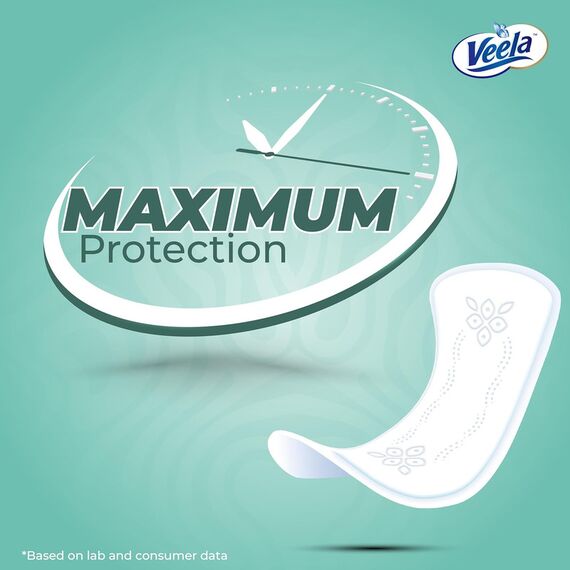 Veela Ultra Thin Pantiliners Ultra-Light Breathable Leak-Proof Daily Feminine Hygiene Protection Long 50 Count, 6 image