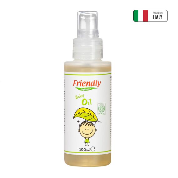 Friendly Organic 100ml Organic Baby Massage Oil