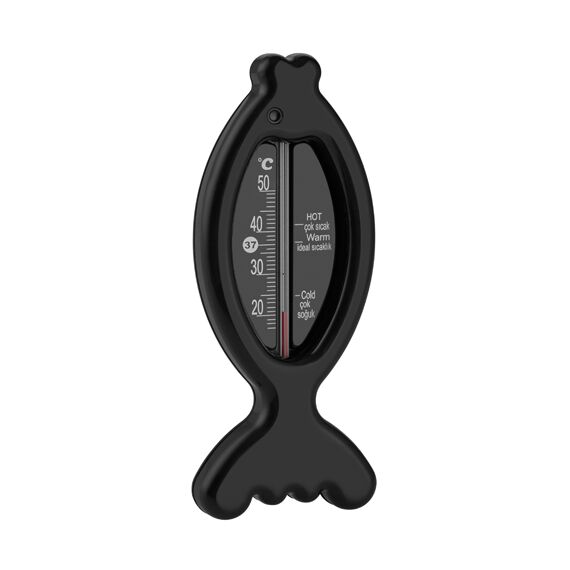 Babyjem Bath & Room Thermometer for Babies 0 Months+, Color: Black
