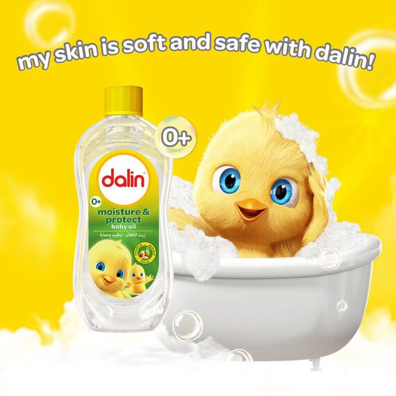 Dalin Moisture and Protect Baby Oil 200ml, 2 image