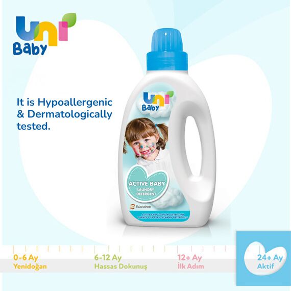 Uni Baby Active Laundry Detergent 1500 ml, 4 image