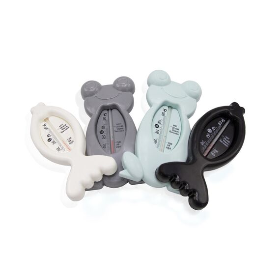 Babyjem Frog Bath & Room Thermometer for Babies 0 Months+, Color: Grey, 5 image