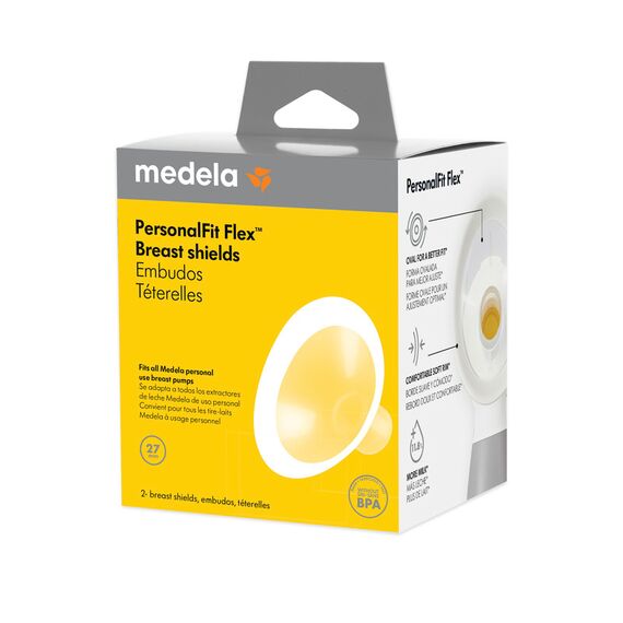 Medela NEW PersonalFit Flex Breast Shield 27 mm Large Pack of 2, 6 image