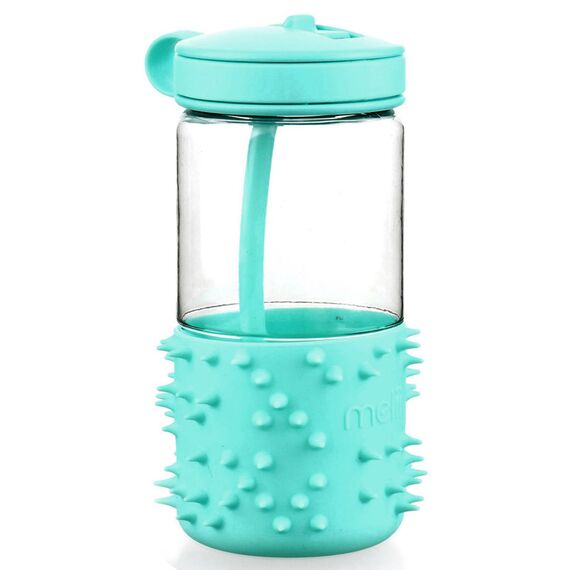 Melii Spikey Water Bottle 17oz, Color: Blue