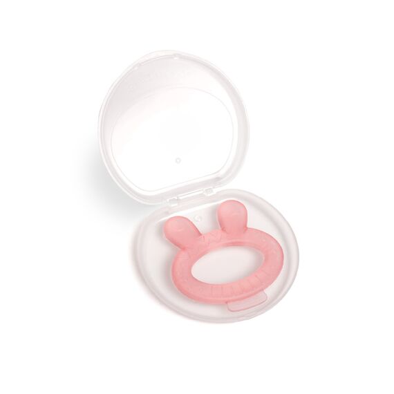 Suavinex Rabbit Teether for Baby +0 Months Made of One-piece Silicone, Helps Soothe Inflamed Gums & Stimulates Fine Motor Skills - Assorted Colors, 3 image