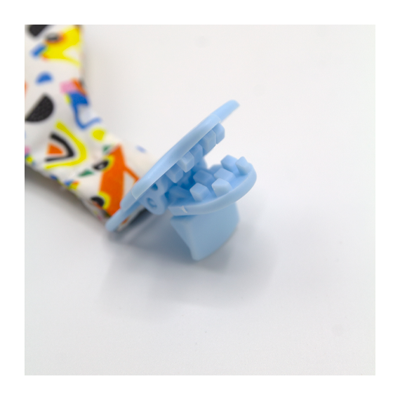 Babyjem Baby Teething Scarf & Tie 3+ Months, Color: Blue, 3 image