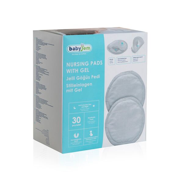Babyjem Breast Pads with Gel 30 Pieces, 7 image