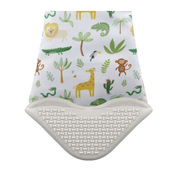 Babyjem Baby Teething Scarf & Tie 3+ Months, Color: Beige
