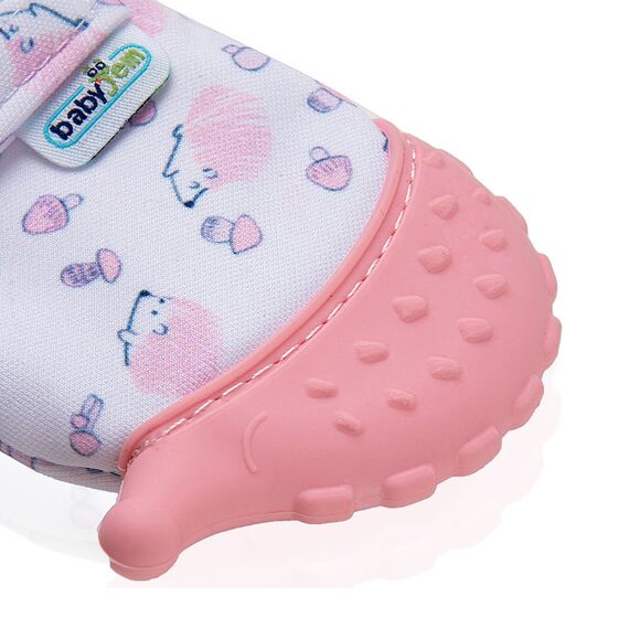 BabyJem Baby Teething Gloves Hedgehog, Color: pink, 3 image