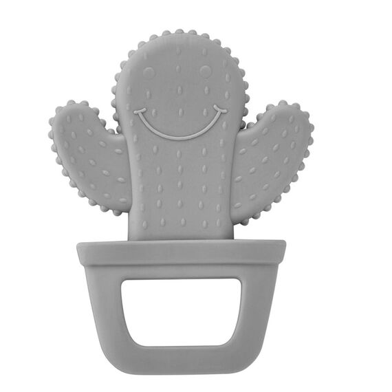 Babyjem Cactus Teether 3+ Months, Color: Grey