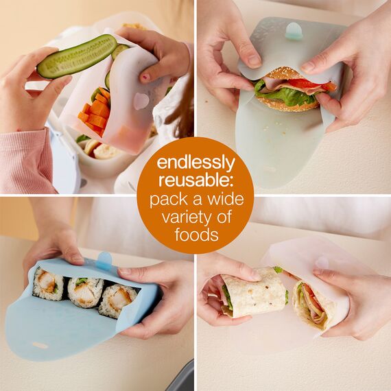 Silicone Lunch Pocket - Forest, 4 image