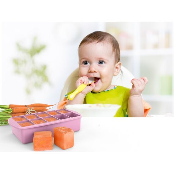 Melii Silicone Baby Food Freezer Tray 2 oz - Assorted, 6 image