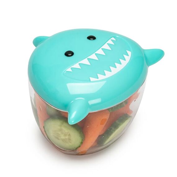 Melii Snack Container with PCTG Base 232 ml (3 Pack) Bulldog, Shark, Cat, 3 image