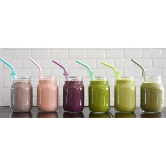 Melii Silicone Straws with Animals Clip Design & Cleaning Brush Set of 6 pcs, 5 image