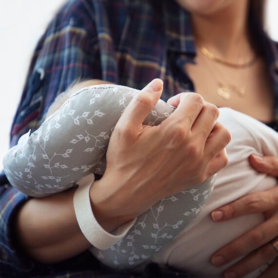 Babyjem Breastfeeding Pillow, Color: Grey, 3 image