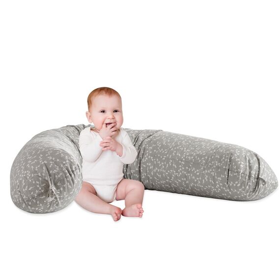 Babyjem Flower Multifunctional Mother & Baby Pillow 0 Months+, Color: Grey, 2 image