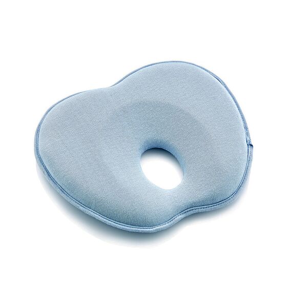 Babyjem Flat Head Pillow 0-6 Months, Color: Blue
