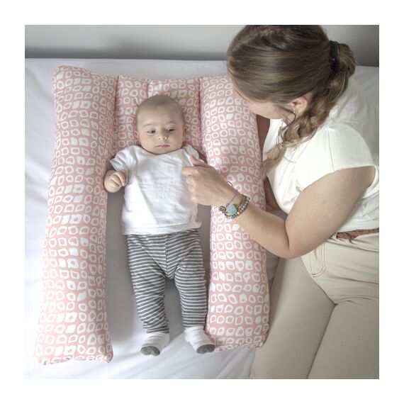 Babyjem Babynest U Shape Pillow 0-6 Months, Color: pink, 2 image