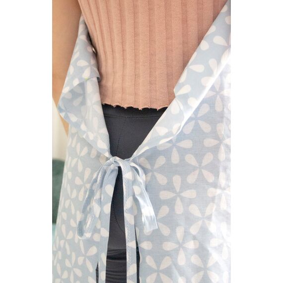 Babyjem Nursing Apron with Pocket, Color: Blue, 3 image