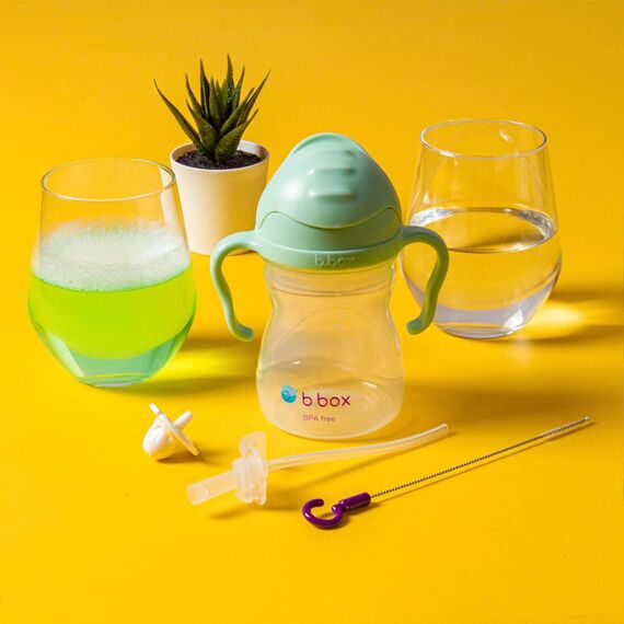 b.box Sippy Cup Replacement Straw Pack: Includes 1 Replacement Straw with Weight, 1 Cleaning Brush, Fits b.box Sippy Cups, 5 image
