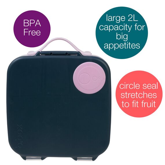 B.Box Lunchbox, Color: Black, 2 image