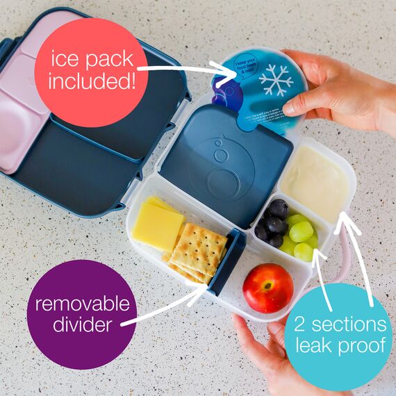 B.Box Lunchbox, Color: Grey, 4 image