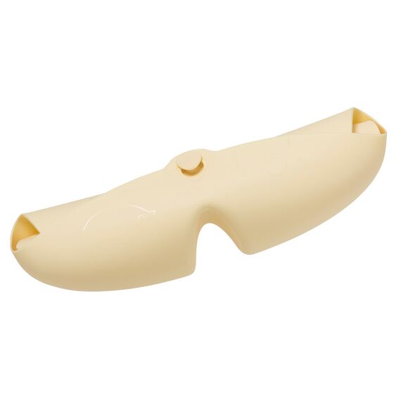 B.Box Silicone Bib with Stay Open Catcher, Color: yellow, 4 image