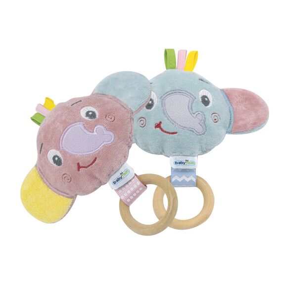 Babyjem Small Elephant Toy 0+ Months, Color: Green, 2 image