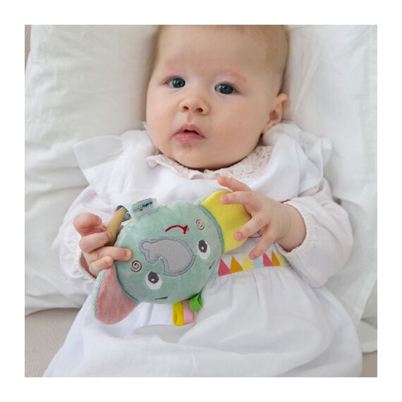 Babyjem Small Elephant Toy 0+ Months, Color: Green, 6 image