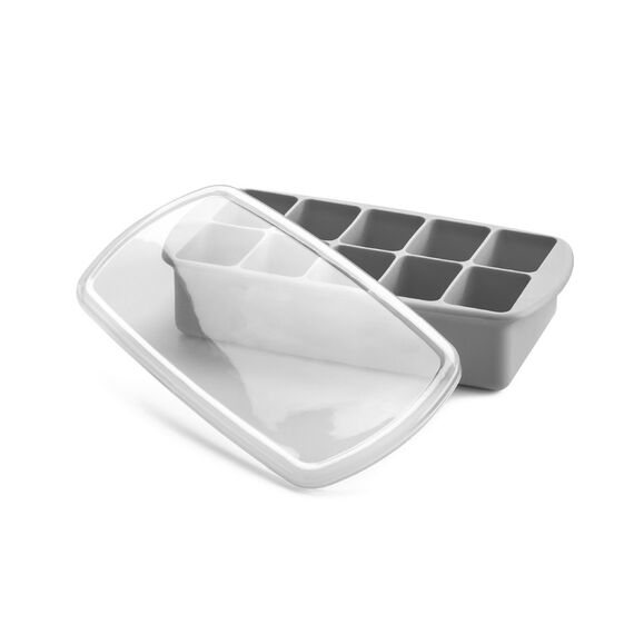 Melii Silicone Baby Food Freezer Tray 2 oz, Color: Grey, 2 image