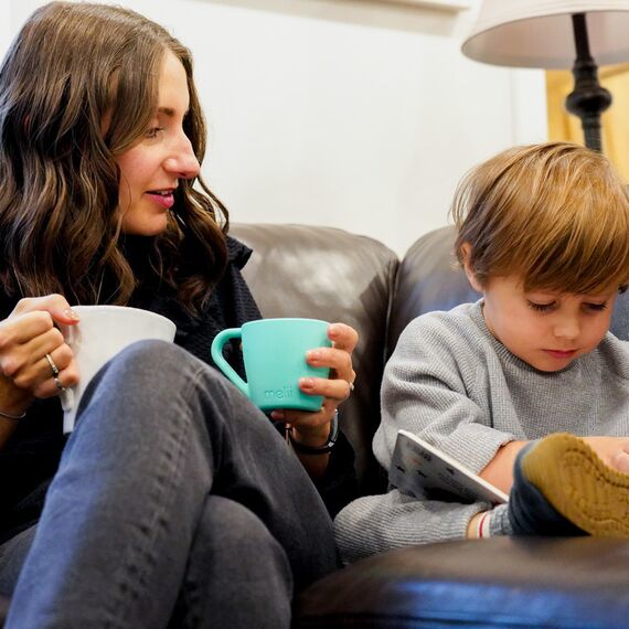 Melii Silicone Mug, Color: Mint, 4 image