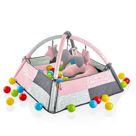 Babyjem 3 in 1 Play Mat with Balls & Toys 0-6 Months, Color: Multicolor, 3 image