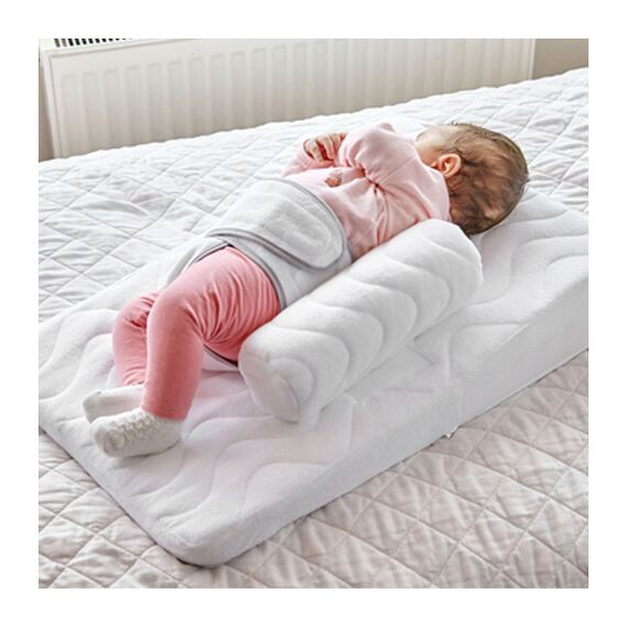 Babyjem Reflux Pillow with Belt 0-6 Months, Color: White, 5 image