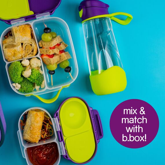 B.Box 600ml Sport Spout Drink & Water Bottle, Color: Strawberry Shake, 4 image