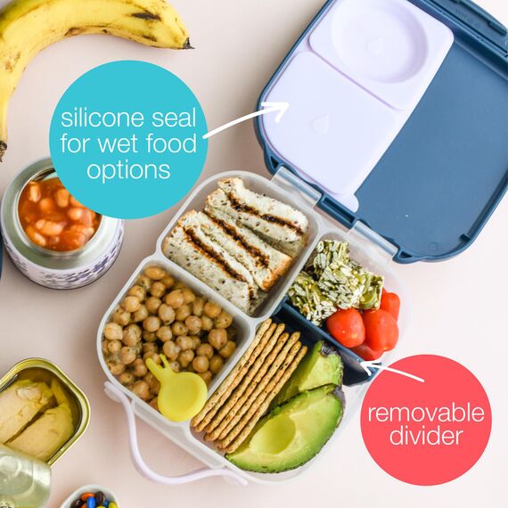 b.box Mini Lunchbox Bento Box, Color: Strawberry Shake, 4 image