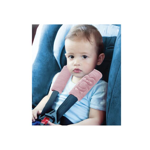 Babyjem Neck Protector Safety Belt 6 Months+, Color: Rose, 3 image