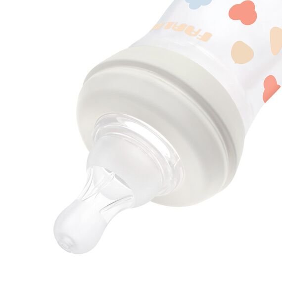 Farlin Grow With Colors PP Wide Neck Bottle Feeding 150ml 0M+, Color: pink, 3 image