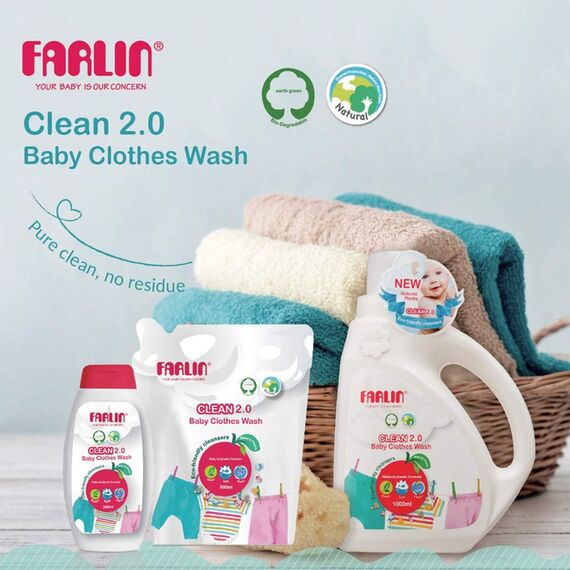 Farlin Clean 2.0 Clothes Wash 800ml - Natural, 5 image