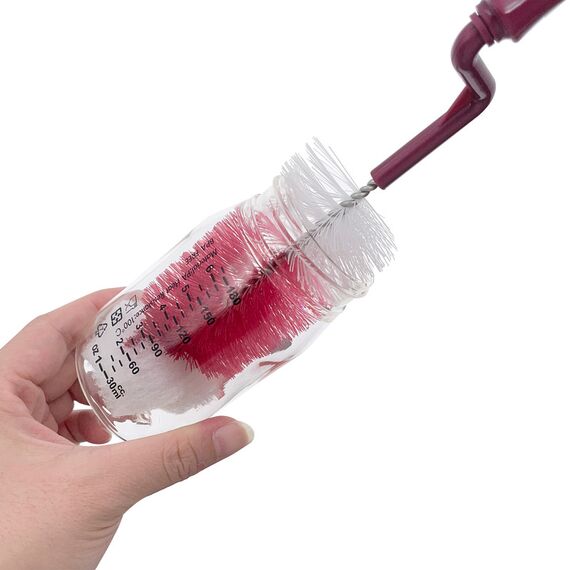 Farlin Rotatable Bottle & Nipple Brushes Set, 5 image