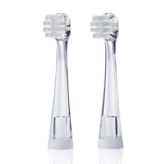 Brush-Baby BabySonic Electric Toothbrush Replacement Brush Heads Pack of 2 for 0–18 Months
