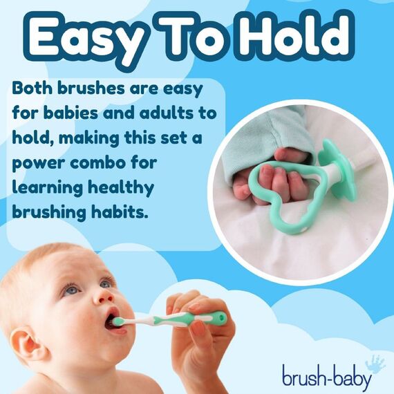 Brush-Baby FirstBrush & First Teether Set for Babies 0–18 Months, 7 image