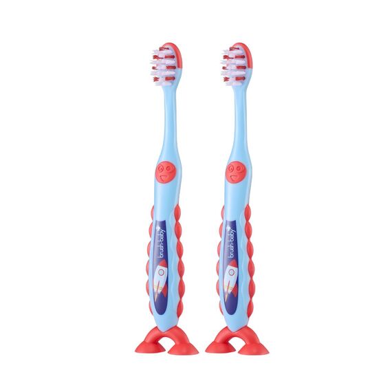 Brush-Baby FlossBrush Toothbrush for Kids 3–6 Years - Multicolor, 6 image
